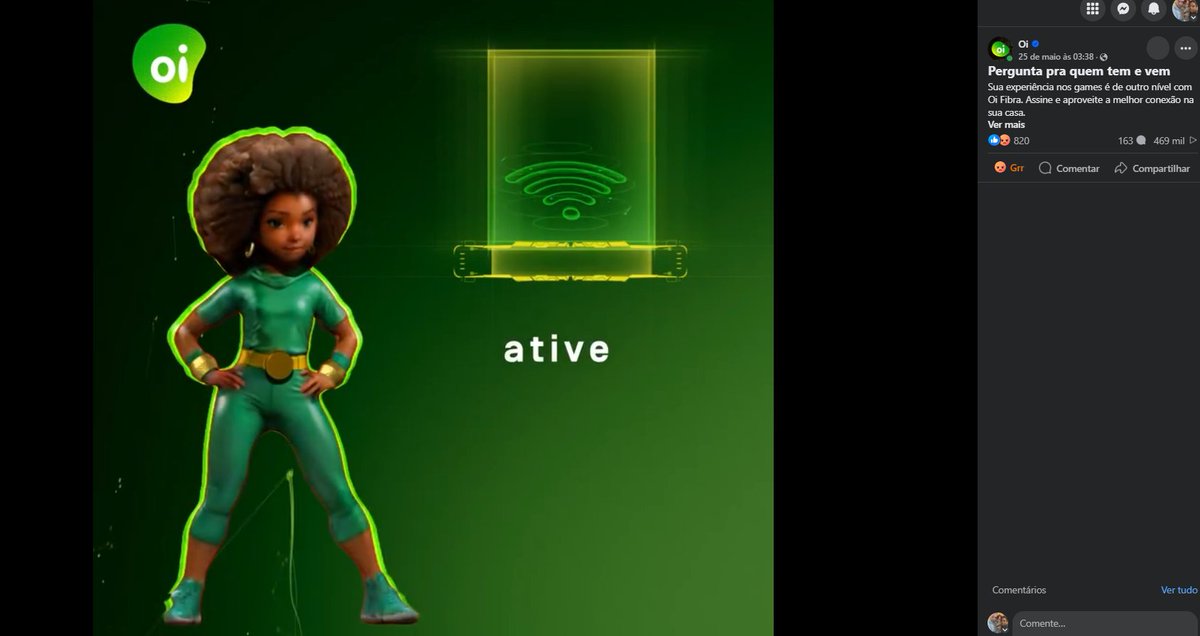 Meteles3D's tweet photo. Geralmente não sou de mandar exposeds por aqui, mas lá vai, a @oi_oficial fez comercial com modelo 3D de IA generativa pra economizar artista, até as mãos do modelo são coladas nas coxas pra ter idéia.
https://t.co/aHstyYBC05 https://t.co/07NGrXuqlH