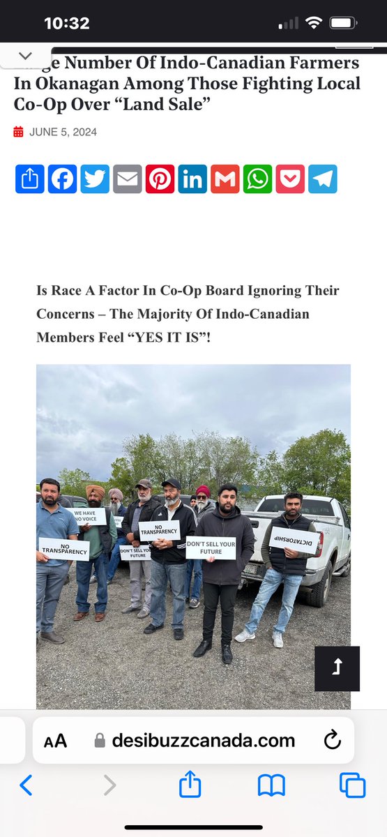 desibuzzcanada's tweet photo. Even though 85% of the members of Okanagan fruit growers Co-Op are Indo-Canadian-South Asian, they don’t see that representation in the leadership of the administration and feel they are not being listened to is because of their race. https://t.co/n8maz3hQbZ #indocanadianfarmers https://t.co/rPpGOgPMkn
