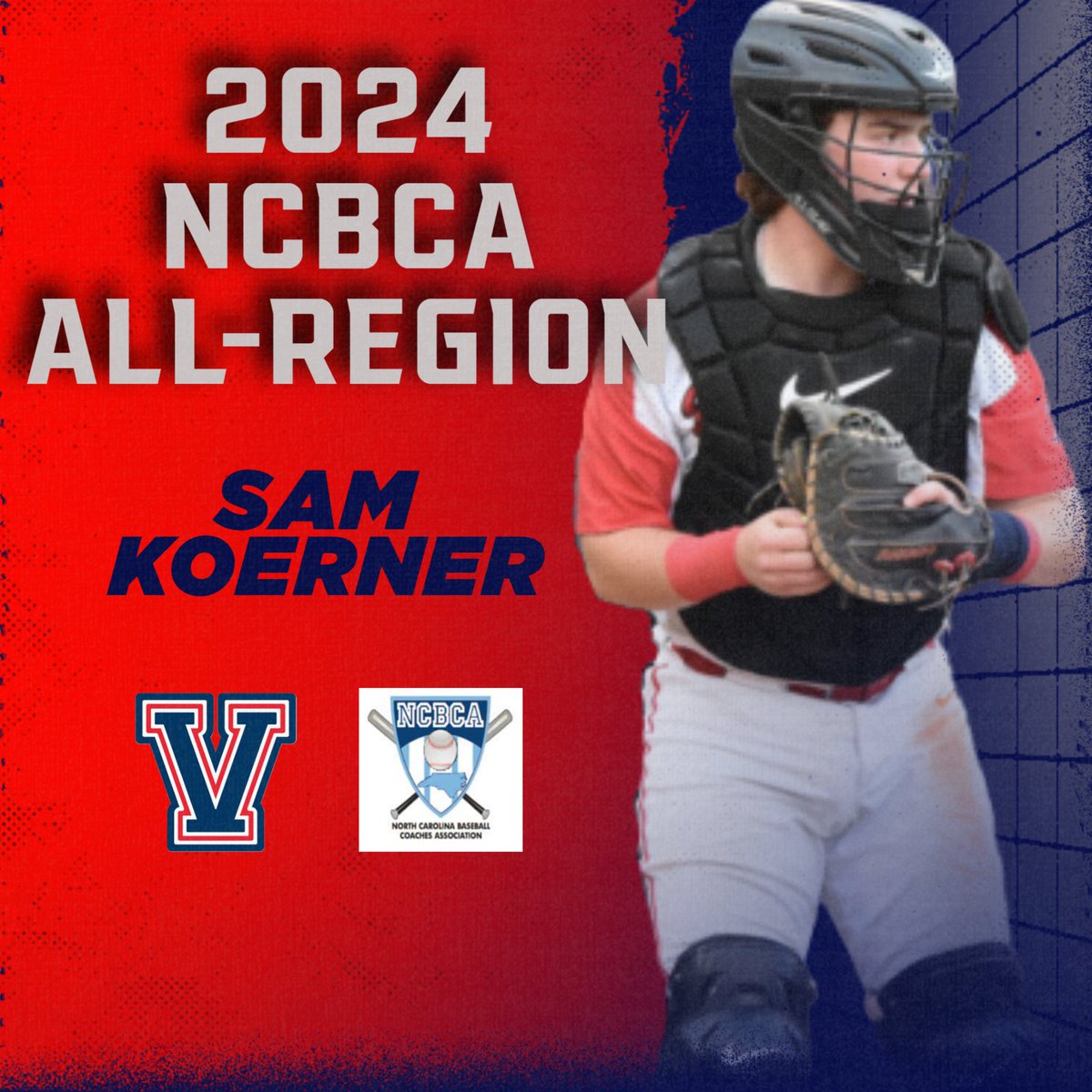 Congratulations to Marshall Hambrick ('25) and Sam Koerner ('25) as the North Carolina Baseball Coaches Association announced their 2024 NCBCA All Region teams!  #NoEqual <a href="/VoyagerBASE/">Voyager Academy Baseball</a> <a href="/MarshallHambri1/">MarshallHambrick</a> <a href="/SamKoerner3/">Sam Koerner</a> <a href="/HighSchoolOT/">HighSchoolOT</a>