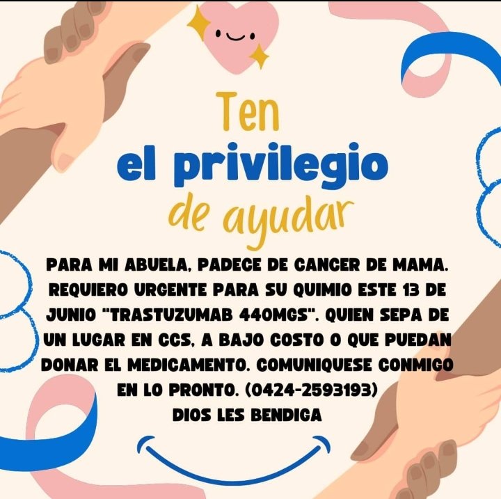 Lindsiempre's tweet photo. Es urgente por favor 🙏🏼 Dios se lo multiplicara en salud. https://t.co/24UVxVHUL6