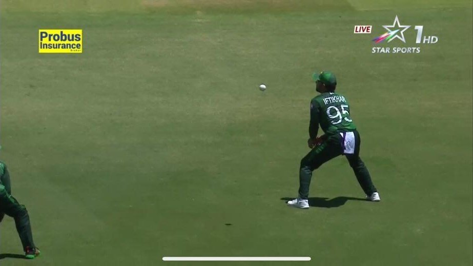Peak Pakistan Cricket...!!!

Iftikhar was looking at Rizwan and Rizwan was looking at Iftikhar and ball left in between for a four.