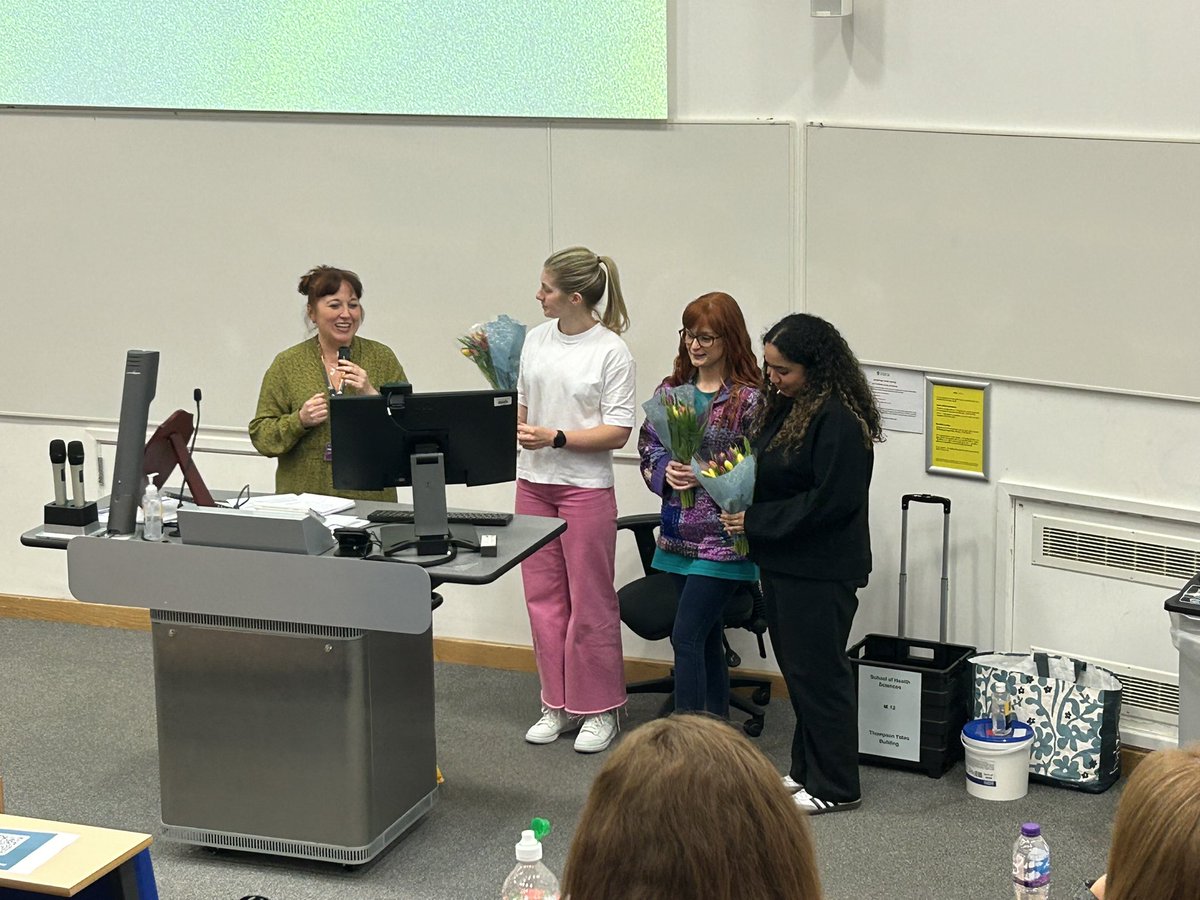 Occupational Therapy University of Liverpool (@otliverpool) on Twitter photo Final thoughts from @Vikkibb1 to end the day and a big thank you to student reps Daisy, Fatouh and <a href="/OTKat88/">Kat Gillespie</a> who worked so hard to put on this year’s symposium. Well done ladies! Final thoughts from @Vikkibb1 to end the day and a big thank you to student reps Daisy, Fatouh and <a href="/OTKat88/">Kat Gillespie</a> who worked so hard to put on this year’s symposium. Well done ladies!