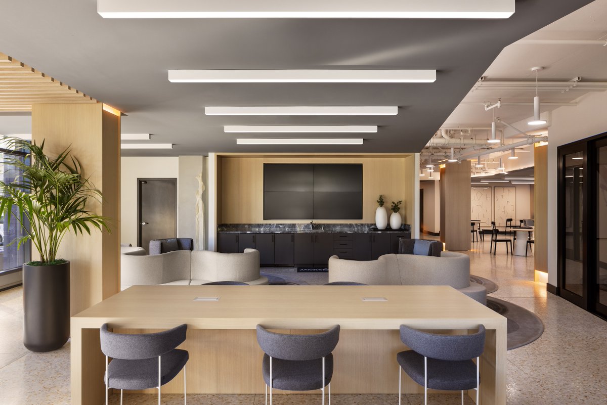 missionbellinc's tweet image. An amenity area should feel welcoming and comfortable, and it was captured beautifully in this residential community space.  The sleek European look of the wood and the engaging seating are bright and inviting.

#ArchitecturalMillwork #commonarea #communityspace