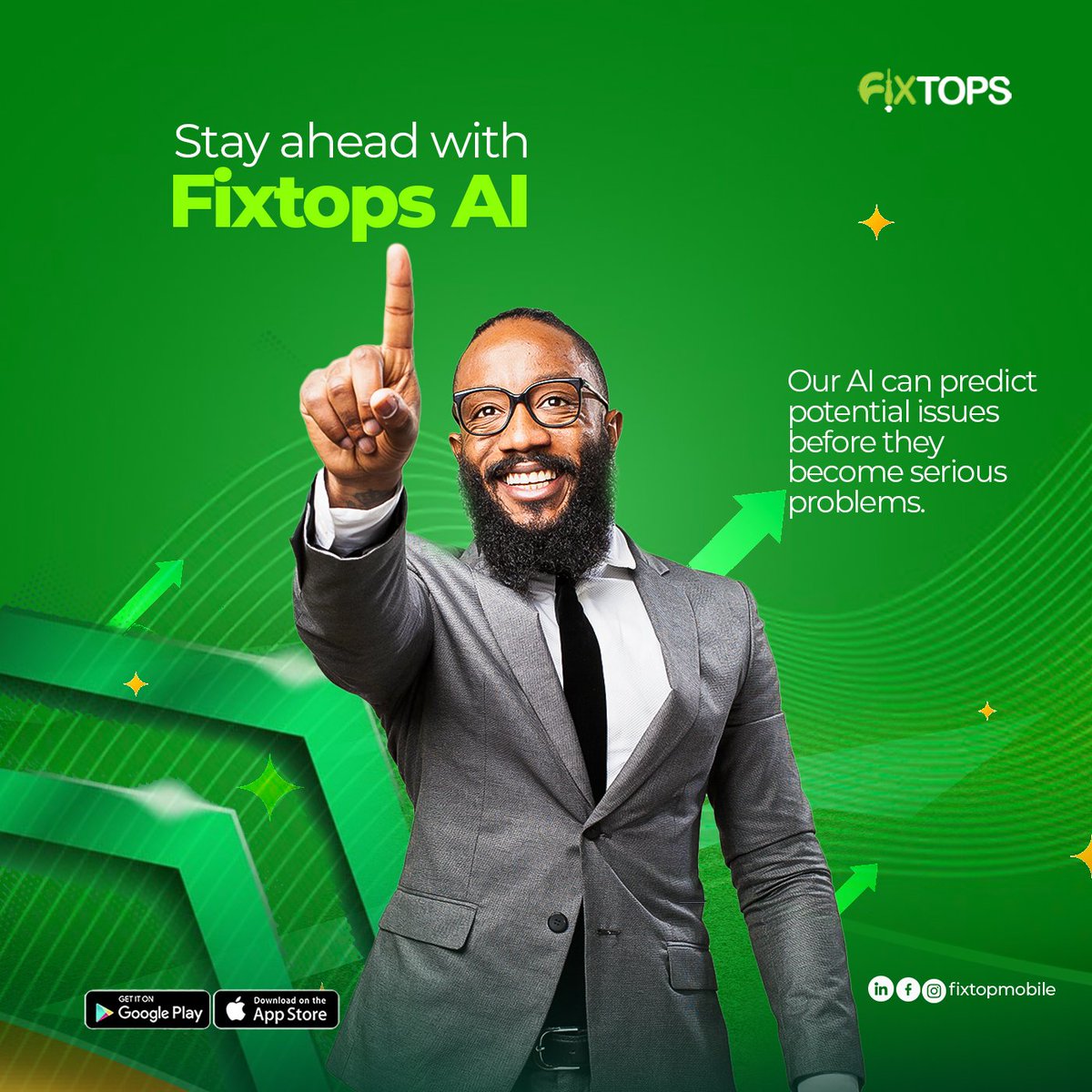 FixtopsNG's tweet image. Fixtops AI offer predictive maintenance alerts, helping you avoid unexpected breakdowns and prolonging the life of your tech.💯🦾

Visit fixtops.com to get started
.
fixtops AI coming soon... 
#Fixtops2.0 #AIRepair #FixtopsAI #CustomerFirst #TechSupport