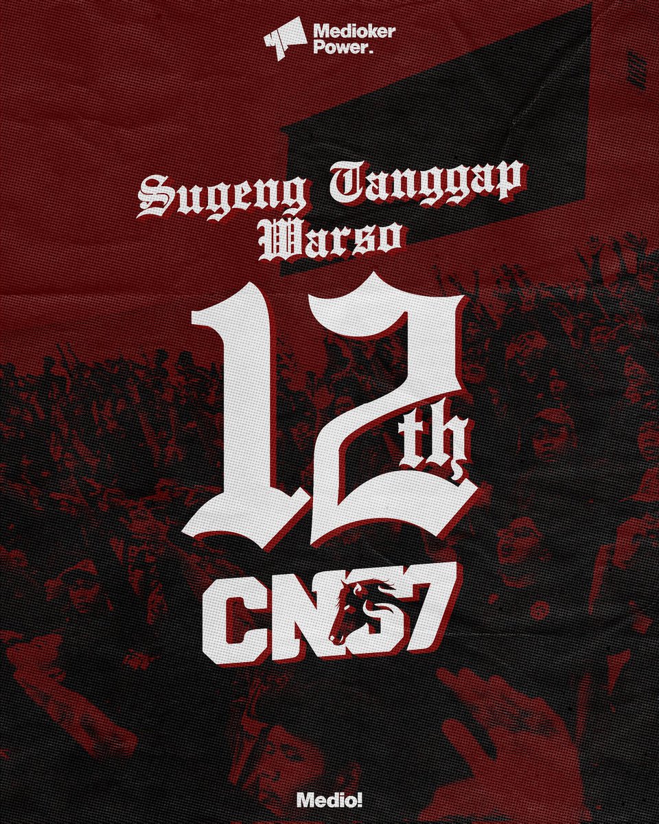 mediokerpower's tweet photo. BUON COMPLEANNO @CNF_67

12 Tahun untuk Pemain ke-12 yang selalu setia menemani @Persiba di Tribun Utara SSA! Tumbuh &amp; Merawat

#CURVANORD #TUMBUHDANMERAWAT #Utarakan #PersibaBantul #COYLSA #MediokerPower https://t.co/KNKgg2NkIl