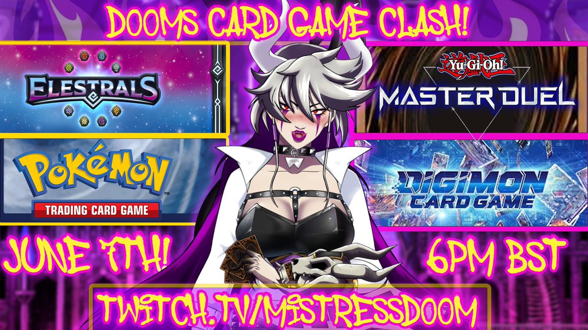 MachValan's tweet photo. #StandByForAction, Mach Knights! This Friday, I’m going head to head with @mistressdoomvt as part of her Card Game Clash!
Will I survive a head-to-head battle in Master Duel or will I be sent to the Shadow Ream?!Find out tomorrow, starting @ 12PM CT/1PM RT/6PM BST! https://t.co/caKq9jOSOG