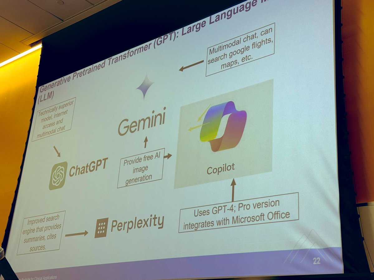 Subha Airan-Javia MD FAMIA (she/her) (@subhaairan) on Twitter photo Looking forward to speaking on a panel about #AI in #Healthcare at <a href="/DrexelMedicine/">Drexel University College of Medicine</a>ās faculty prof development day!
Currently learning from <a href="/MadhuMaz/">Madhu Mazumdar</a>ās Keynote
<a href="/PennHospitalist/">Penn Medicine Division of Hospital Medicine</a> Looking forward to speaking on a panel about #AI in #Healthcare at <a href="/DrexelMedicine/">Drexel University College of Medicine</a>ās faculty prof development day!
Currently learning from <a href="/MadhuMaz/">Madhu Mazumdar</a>ās Keynote
<a href="/PennHospitalist/">Penn Medicine Division of Hospital Medicine</a>
