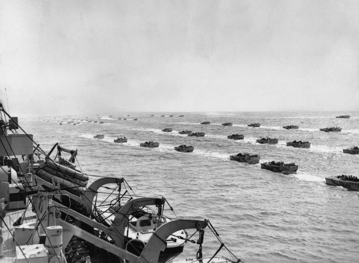 Markusduffy's tweet photo. Today, the 80th anniversary of D-Day, I hope everyone can take a moment to respect all of those who were involved. Thousands of young troops, supported by millions back home, faced something that few can truly understand today. https://t.co/TS7lRNajIN