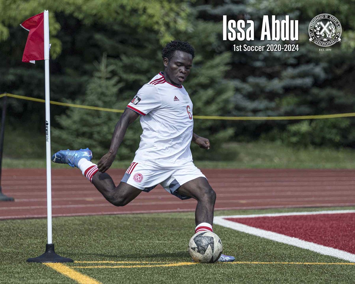 sacsoccer's tweet image. It’s #GradWeek for @standrews1899 1st Soccer ⚽️ &amp;amp; today we honour 🇺🇬 midfielder Issa Abdu ‘24, who is a 2-time team captain &amp;amp; MVP 🏆 &amp;amp; 2023 player of tournament ⁦@CAIS_Schools⁩ Nationals! Congrats #NewOldBoy!

❌ GO SAINTS! ❌

#Present / #Positive / #Purpose / #SACsoccer