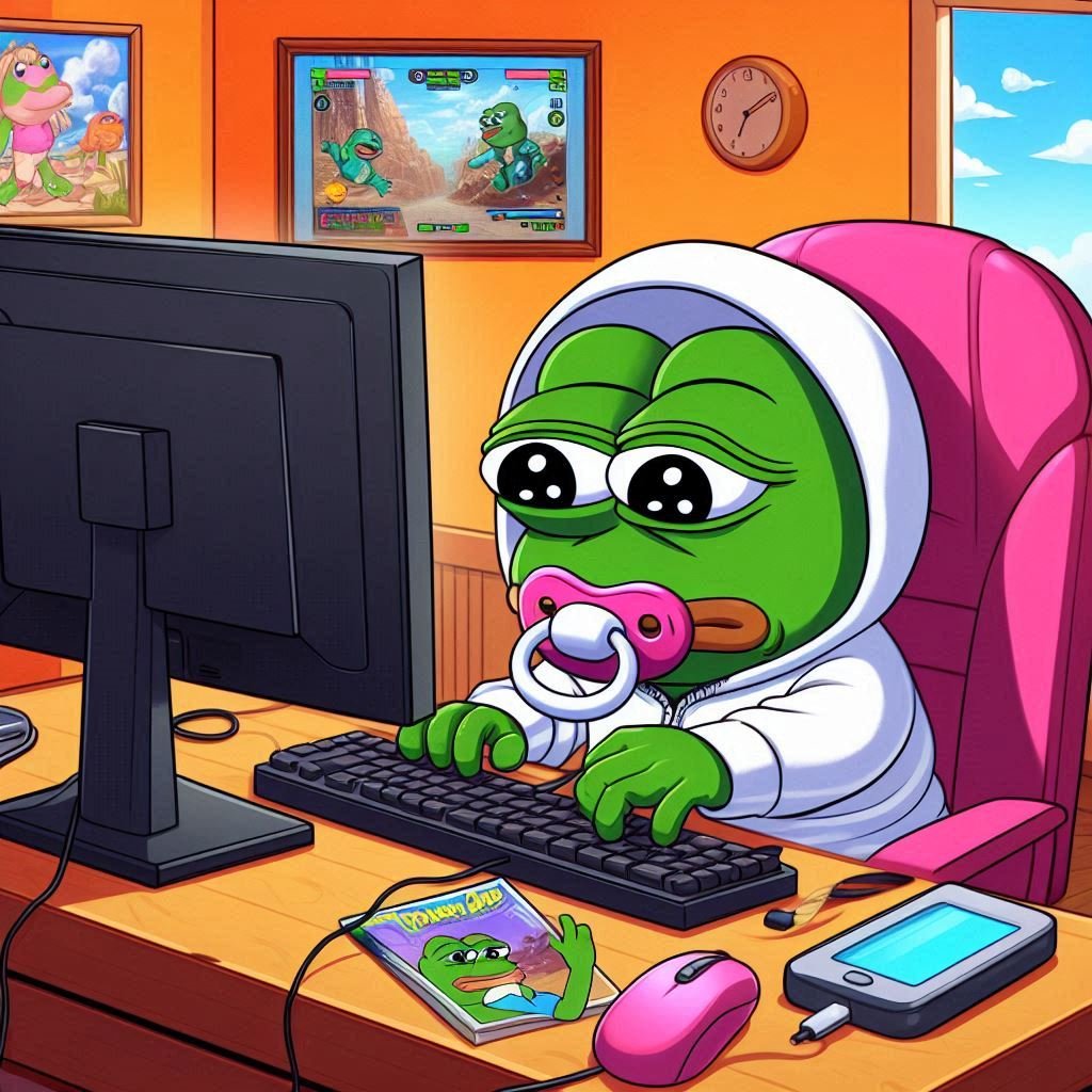 BPepeOnSol's tweet photo. Community: "No good morning tweet today... oh no!"
Team: "Damn, we forgot the good morning tweet"
Community: "Maybe something is wrong?"
Team: "they probably think something is wrong... lol we're cooking...and building."

Good late morning from $bpepe

#BabyPepe #BabyPepeArmy #SolanaRevolution