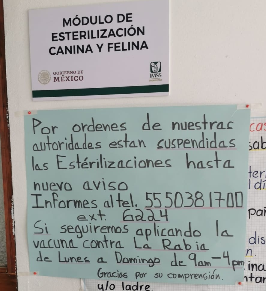 claudiacedillo5's tweet photo. @SSaludCdMx @GobCDMX ATENCION URGENTE...!!!En varios centros de esterilización gratuita de animalitos en CDMX, no se les ha dado material o recursos para esterilizar , por favor q alguien del gobierno atienda este tema , casi nadie esteriliza y los pocos q tienen conciencia no cuentan con recursos https://t.co/wIdbgHqe2G