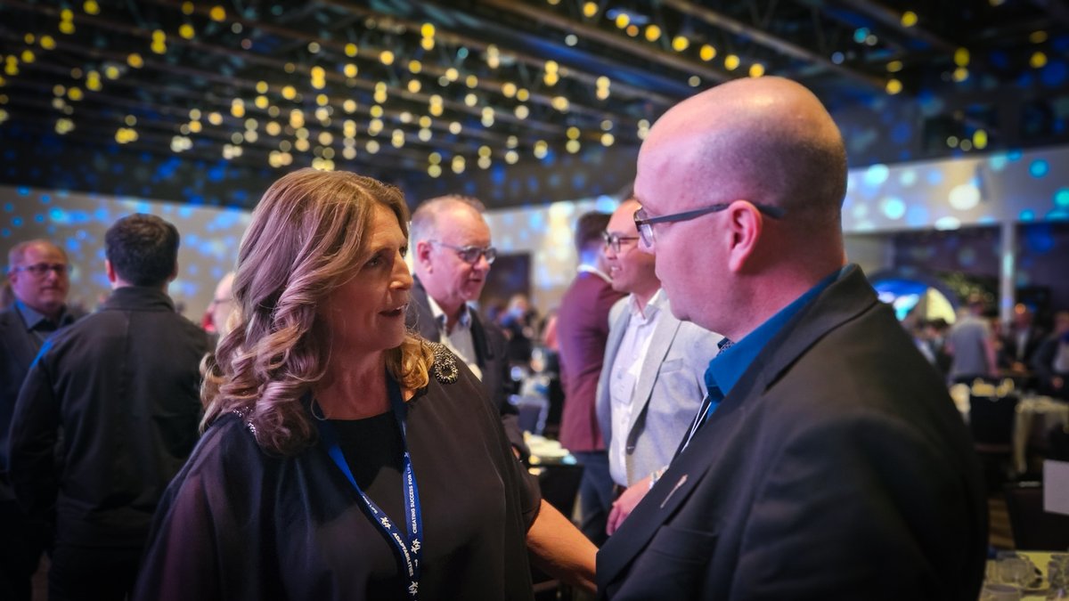 SearleTurton's tweet photo. This morning I had the pleasure of joining around 1,000 people at the 2024 @AdaptAbilities Breakfast in Edmonton to hear about the amazing work they do to support and empower those with disabilities in our communities. #AdaptAbilitiesBreakfast #yeg https://t.co/200uWrPwQ1