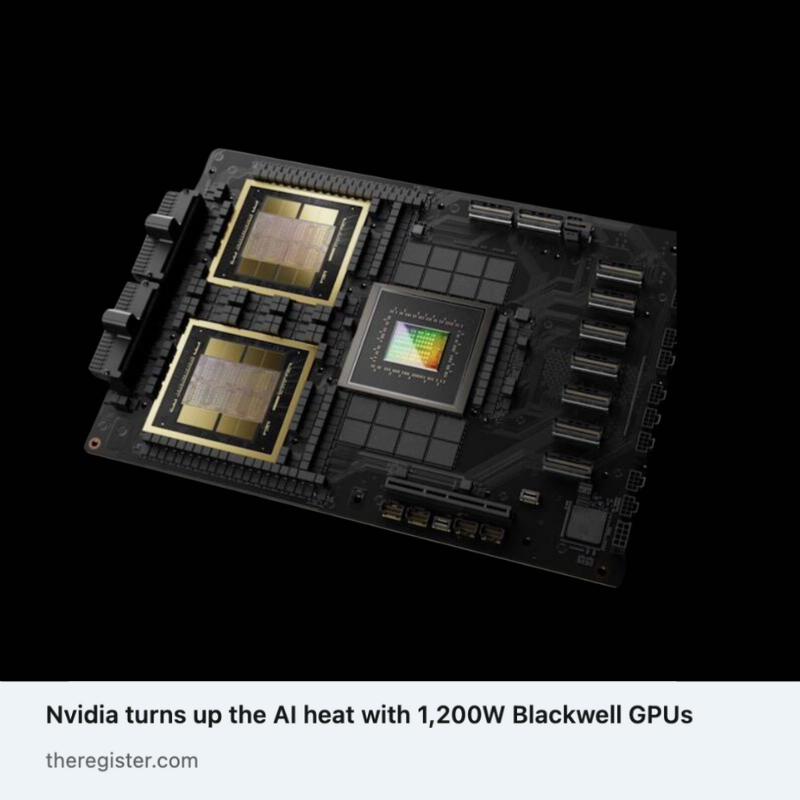 Is your data center ready for that revolution? The whole industry is gearing up for Blackwell Nvidia to accelerate AI-powered innovation in every field.
Stay cool, we've got your back info.qscale.com/aifactory
Read the article: theregister.com/2024/03/18/nvi…