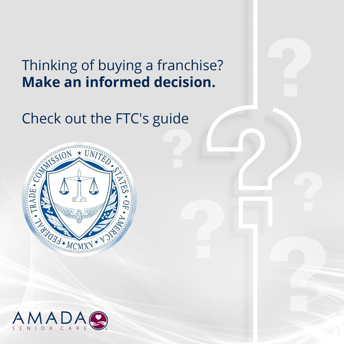 Unlock the potential of owning a franchise! 🌟 Enjoy instant brand recognition, comprehensive training, and ongoing support. But remember, like any investment, success isn't guaranteed. Check out the FTC's guide to make an informed decision.

Learn more: rb.gy/6w01oc