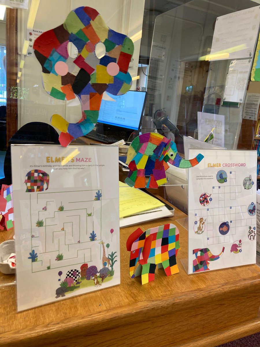 BromLibraries's tweet photo. Happy #EmpathyDay from #BurntAshLibrary including the wonderful Empathy Elephant Elmer!! On Sat come and visit our #EmpathyStation and collect some of the wonderful resources from @EmpathyLabUK @AndersenPress @LBofBromley @Better_UK https://t.co/1Wpctv7LCR