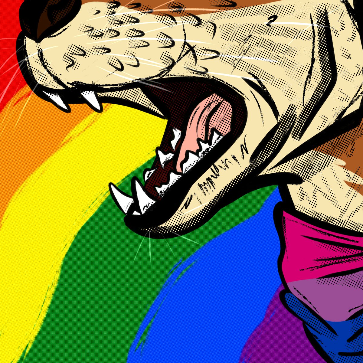 DrWildlife's tweet photo. Pride Icon YCH for @Ezraeia ✨ https://t.co/gNFbyRh91m