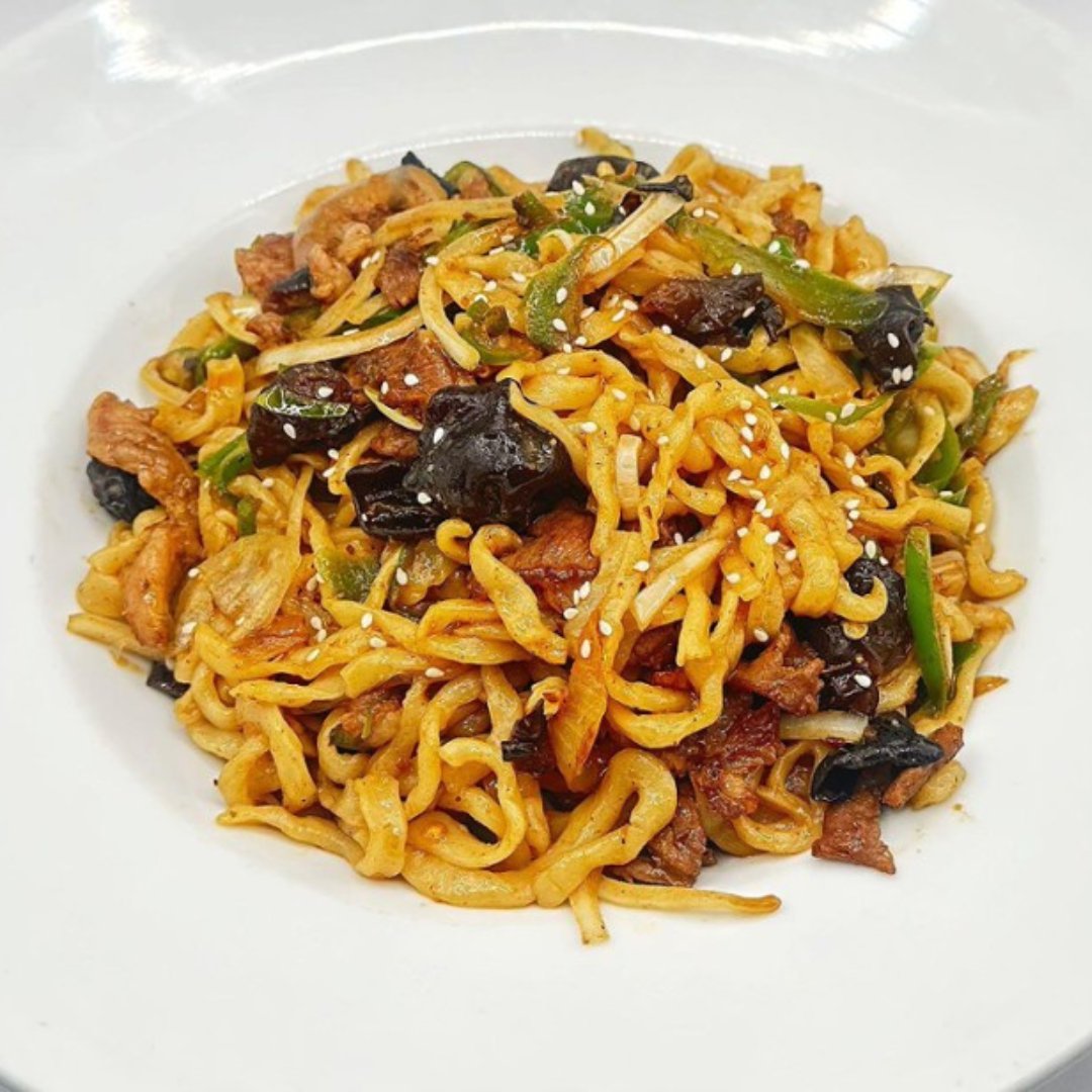 🍜 Dive into the Flavors of Our Beef Cumin Chao-mian! 🍜

📍 San Jose, CA
Order online at KusanCuisine.com/order or call 855-MY-KUSAN to make a reservation!

…

#sanjose #siliconvalley #halal #bestfoodbayarea #bayareafoodie #catering #uyghur #asianfood #bestfoodsf