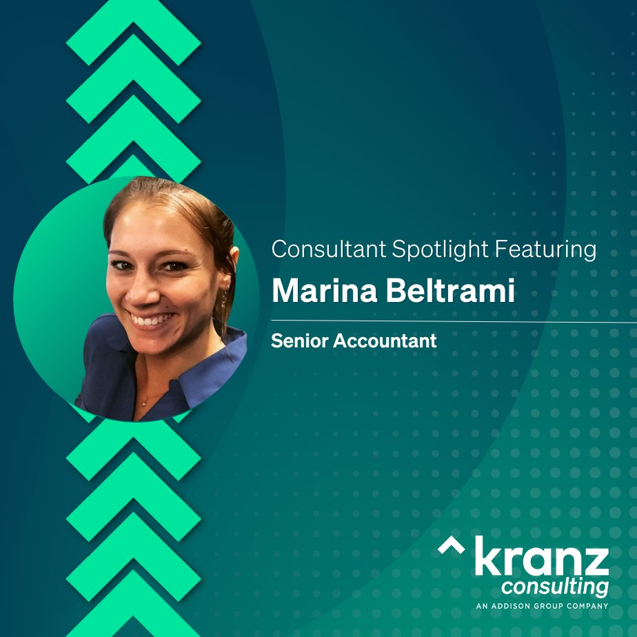 We're thrilled to highlight our Senior Accountant, Marina Beltrami! Read the full release below to learn more about Marina, her passion for her work, and how she helps our clients thrive. #Spotlight #ConsultantSpotlight #PowerofKranz

hubs.la/Q02zR99H0