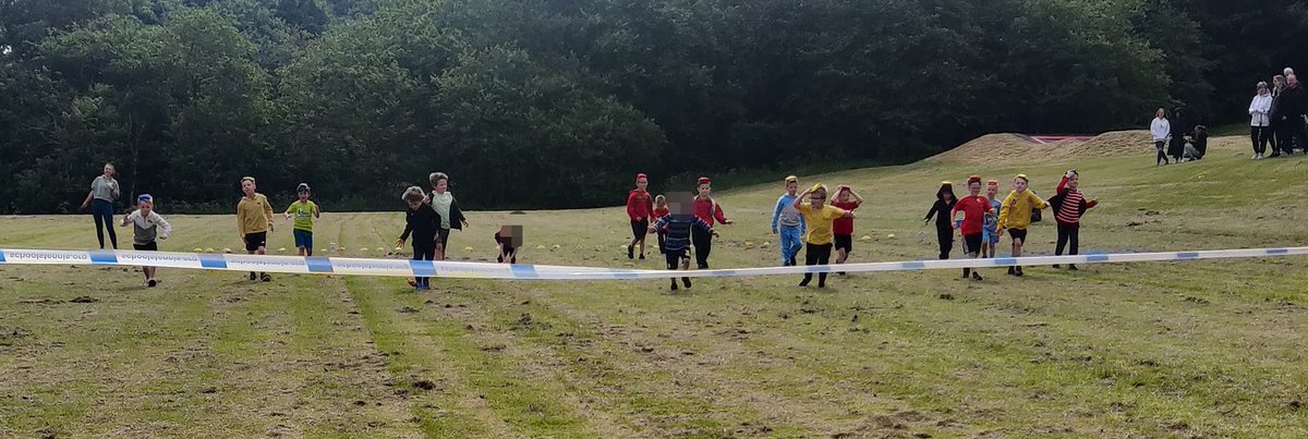 p2_and's tweet photo. Well done to everyone for taking part in sports day and a huge thank you to all our helpers! 😃⭐ @MissRitchieWQ @mrsmckay_P1Q @WestquarterP1W https://t.co/7MLJMQUuY7