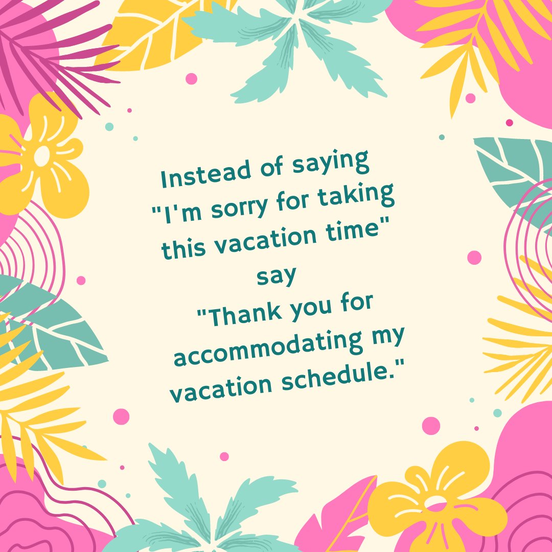EmmaJones1emm's tweet photo. Friendly reminder to use your PTO #TakeABreak #PTOreminder #RestAndRecharge https://t.co/hDBxsYr47P