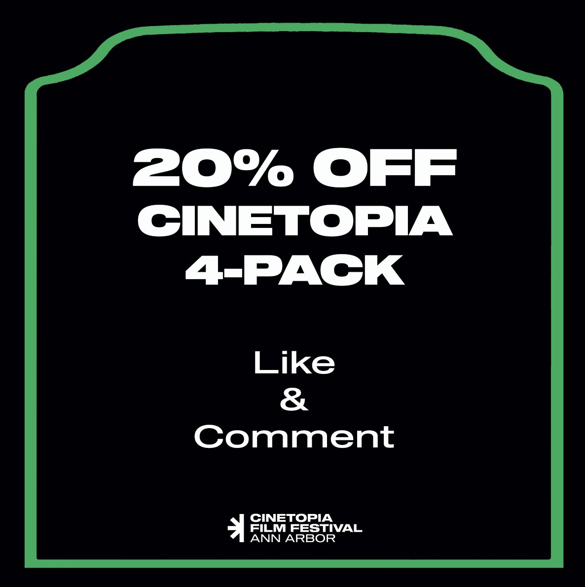MarqueeArtsA2's tweet image. 🎥 ONE WEEK UNTIL CINETOPIA! 🎬

We’re offering an exclusive 20% off on a 4-pack of tickets first 20 people that LIKE and COMMENT. We will DM you the code.

Don&apos;t miss out on this amazing deal!

👉 ow.ly/hIIO50SaYOJ;

#Cinetopia2024 #FilmFestival