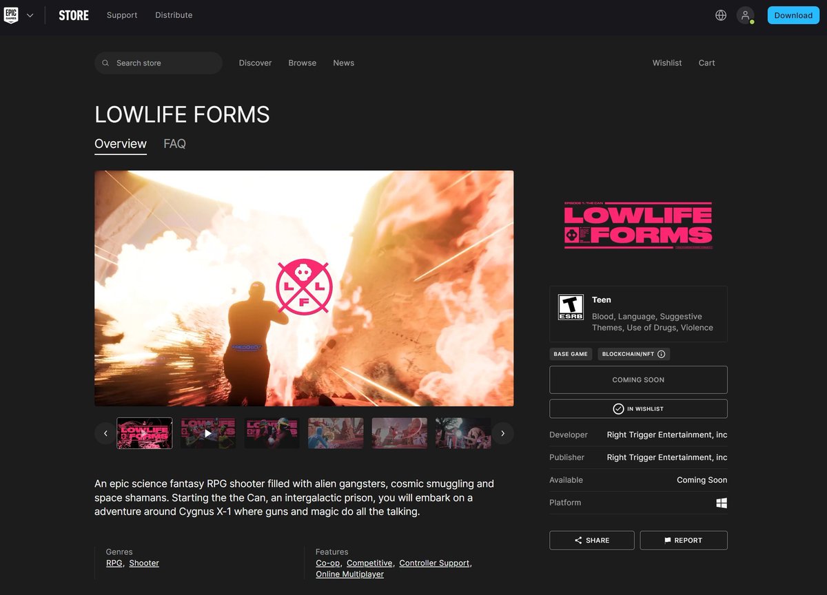 Attis_gaming's tweet image. Solana games are taking over 🏆

Last quarter, we had Nyan Heroes make gamers from all other ecosystems come to Solana and set the timeline ablaze. 

Now it's @LowLifeForms' turn 

From a team that contains veterans which have built CoD, Quake, Forza and much more, this epic…