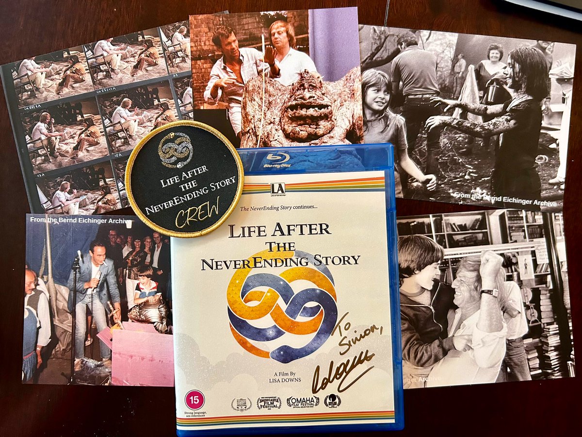 Simon Brooks (@simongbrooks) on Twitter photo It was fantastic to meet <a href="/lisandowns/">Lisa Downs</a> of <a href="/LifeAfterMovie3/">Life After Movies 🎥 📺</a> to pick up my signed #LifeAfterTheNeverendingStory documentary at the #TheNeverendingFantasyCon in London last Saturday.
Lovely to meet you, Lisa and thanks for signing my Blu-ray - look forward to watching soon! 🍿 It was fantastic to meet <a href="/lisandowns/">Lisa Downs</a> of <a href="/LifeAfterMovie3/">Life After Movies 🎥 📺</a> to pick up my signed #LifeAfterTheNeverendingStory documentary at the #TheNeverendingFantasyCon in London last Saturday.
Lovely to meet you, Lisa and thanks for signing my Blu-ray - look forward to watching soon! 🍿