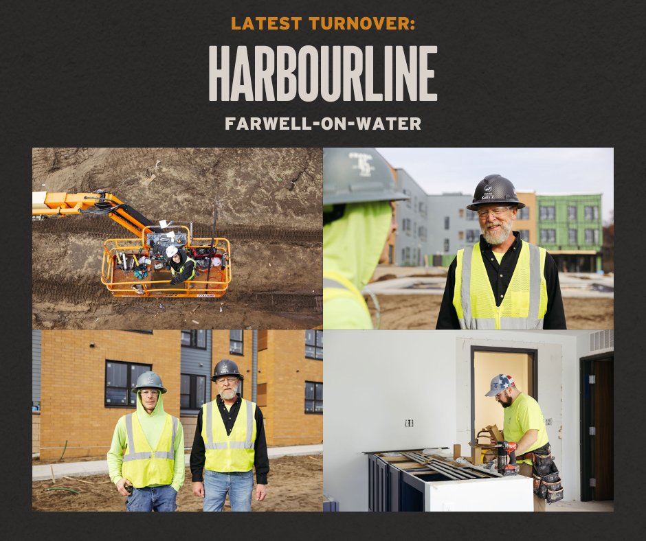 Another finished build to add to our list: Harbourline! 
Harbourline at Farwell on Water offers St. Paul's newest affordable apartments. With one-bedroom units and easy access to the Mississippi River, we're sure St. Paul residents will be hooked on living here.