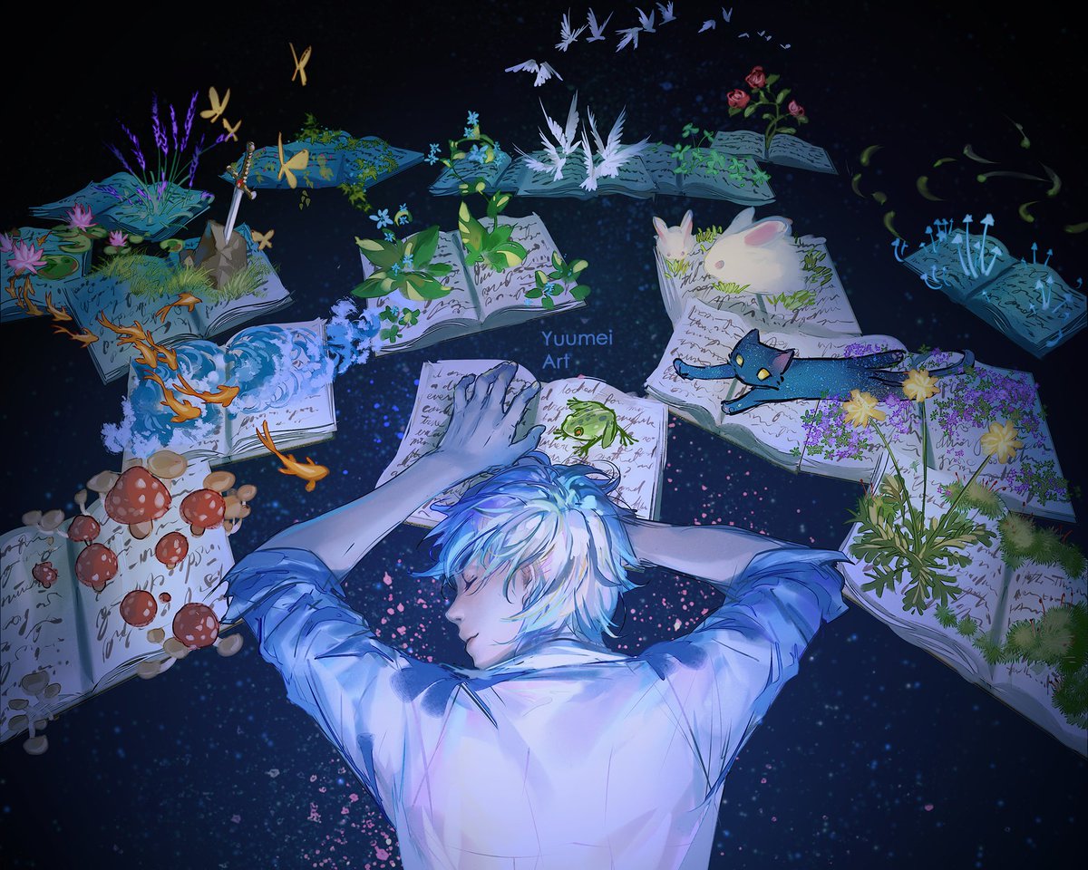 Yuumei_Art's tweet photo. Dream Portals~📚📖📔 https://t.co/MfHn3Mnf0o