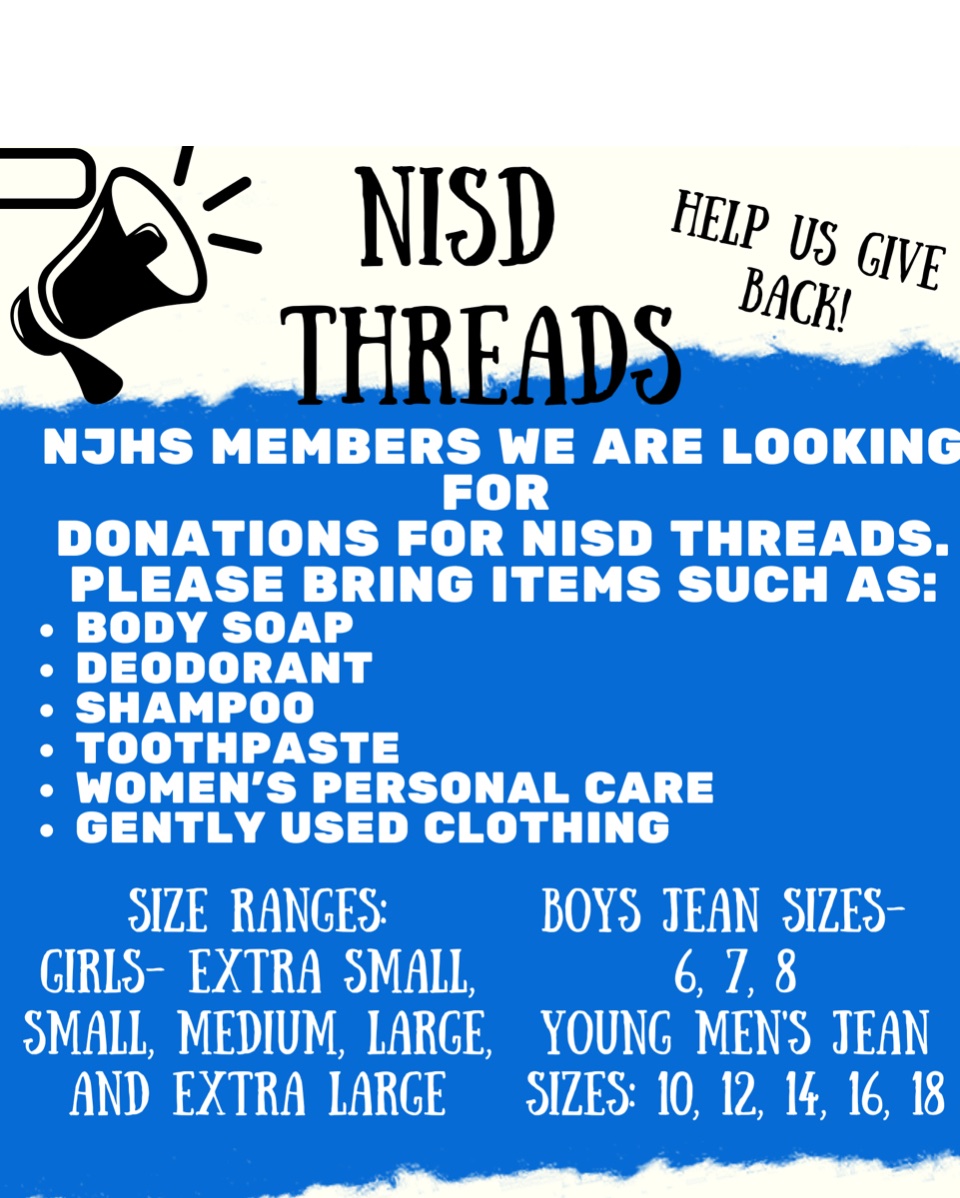 MrsGalvan253's tweet photo. Initiated by our NJHS officers to host a donation drive for @NISD_Family before the summer. We appreciate all our Maverick families that donated items. @NISDStraus @NatHonorSociety 
#leadtheway
#theStrausWay https://t.co/LvZwDyW3js