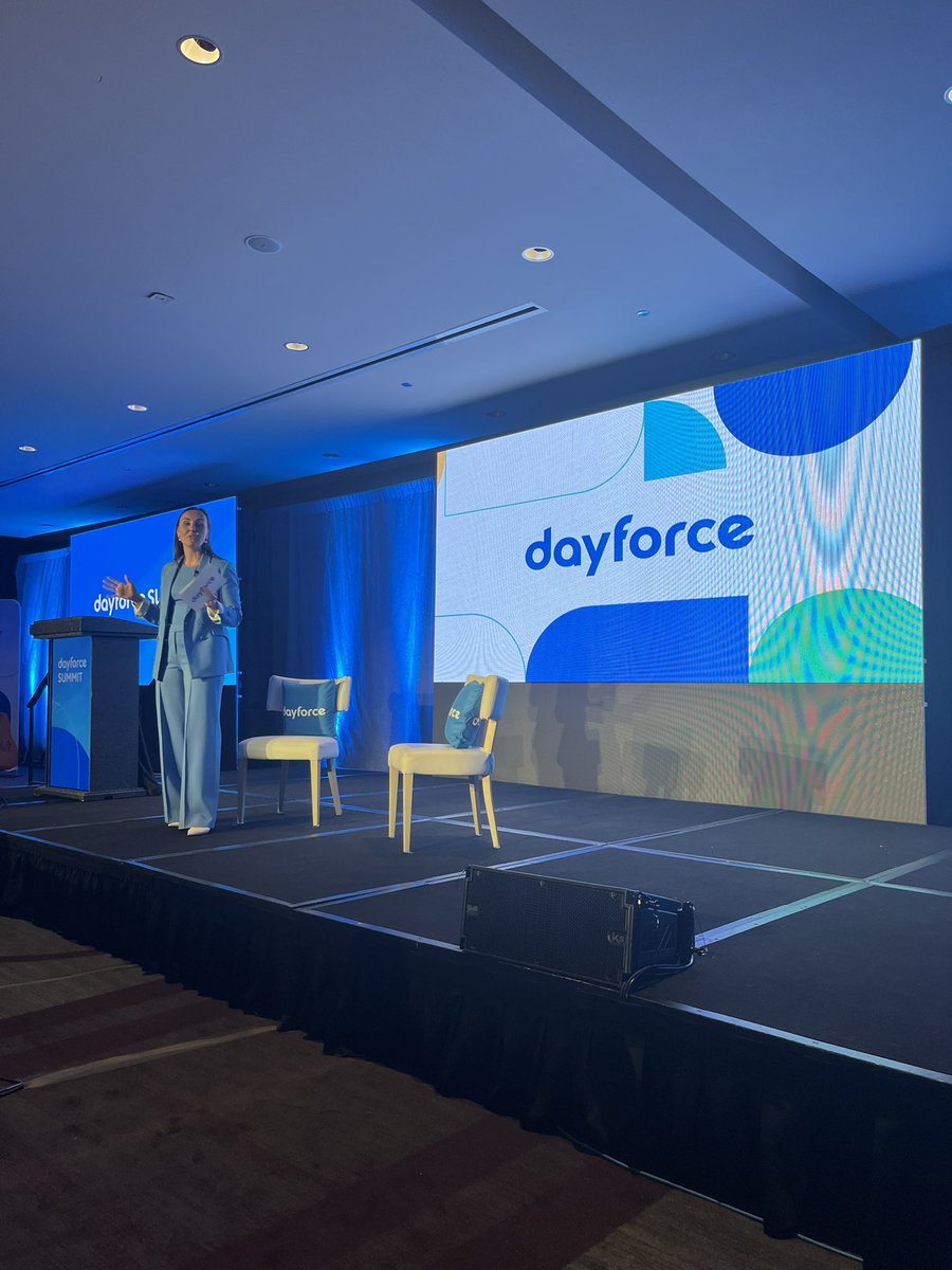 Excited to see <a href="/justinejanssen/">Justine Janssen</a> kick off our <a href="/Dayforce/">Dayforce</a> summit in Chicago hosted at Dayforce customer <a href="/sofitelchicago/">Sofitel Chicago</a>