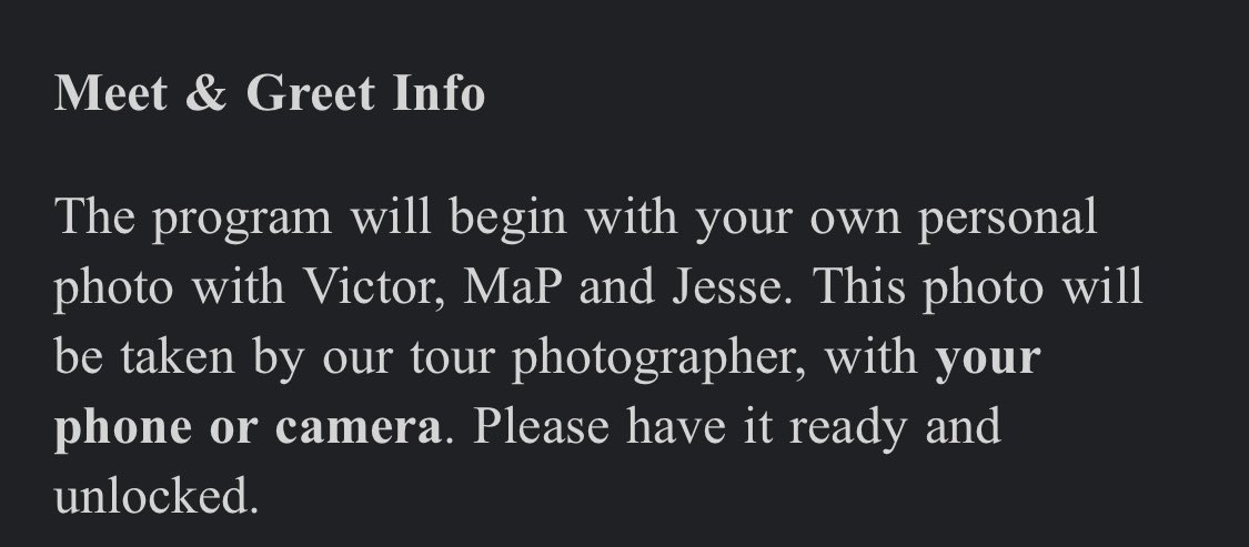 BridgetInAction's tweet photo. Ah yes, seeing my favorite band members tonight, Victor, Jesse, and MaP 🤣 https://t.co/ODuLuTSygy