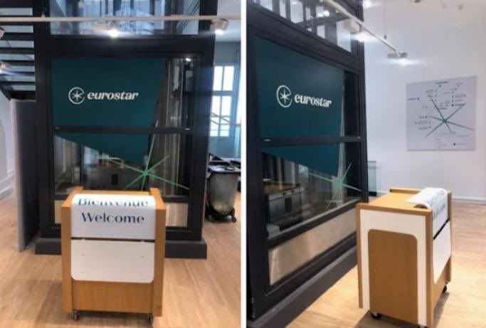🎉🎉Ouverture du nouvel Espace Information Services pour tous les clients #eurostar en #garedunord  à côté de l’espace de vente #ter <a href="/Eurostar/">Eurostar</a>