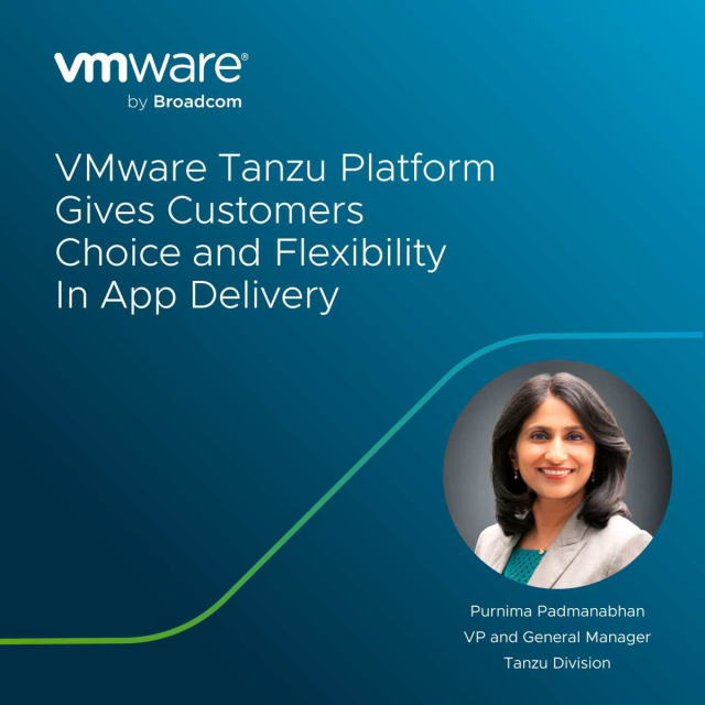 VMware Tanzu Platform Gives Customers Choice and Flexibility In App Delivery dy.si/qF4w1X