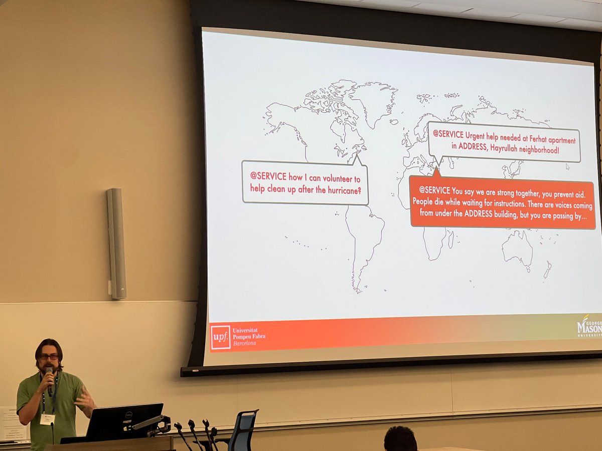 Fedor <a href="/vitiugin/">Fedor Vitiugin</a> presents his work on detecting messages asking for help across languages and regions, focusing on 2023 Turkey-Syria earthquake as one of the cases. Check out the paper: ojs.aaai.org/index.php/ICWS…
#icwsm24