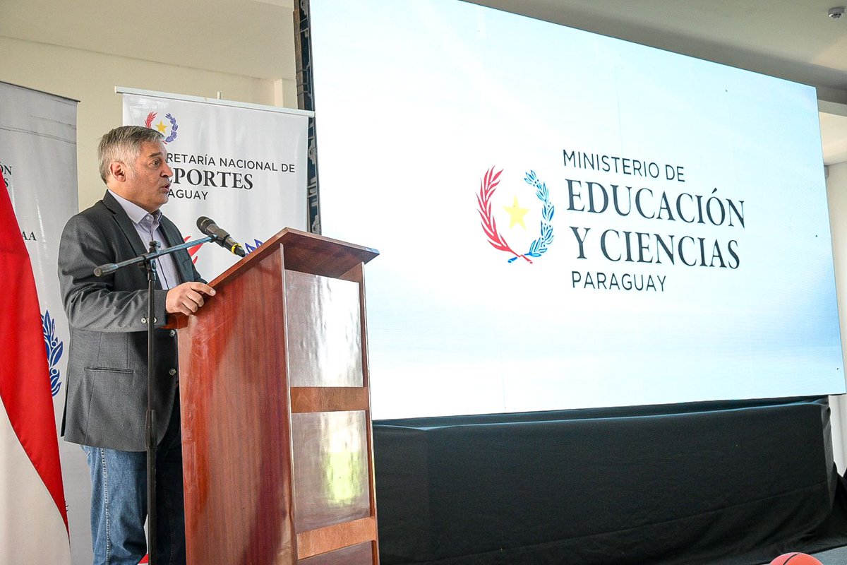 IPParaguay's tweet photo. #SUMAR: oficializan los Juegos Escolares y Estudiantiles Nacionales #JEEN2024

Paraguay está listo para vivir la máxima emoción del deporte escolar y estudiantil en todo el país. Autoridades de @sndpy y @MECpy celebran este acontecimiento.

🔗 https://t.co/fYd5hmWXGR https://t.co/tgrjH4T3rD