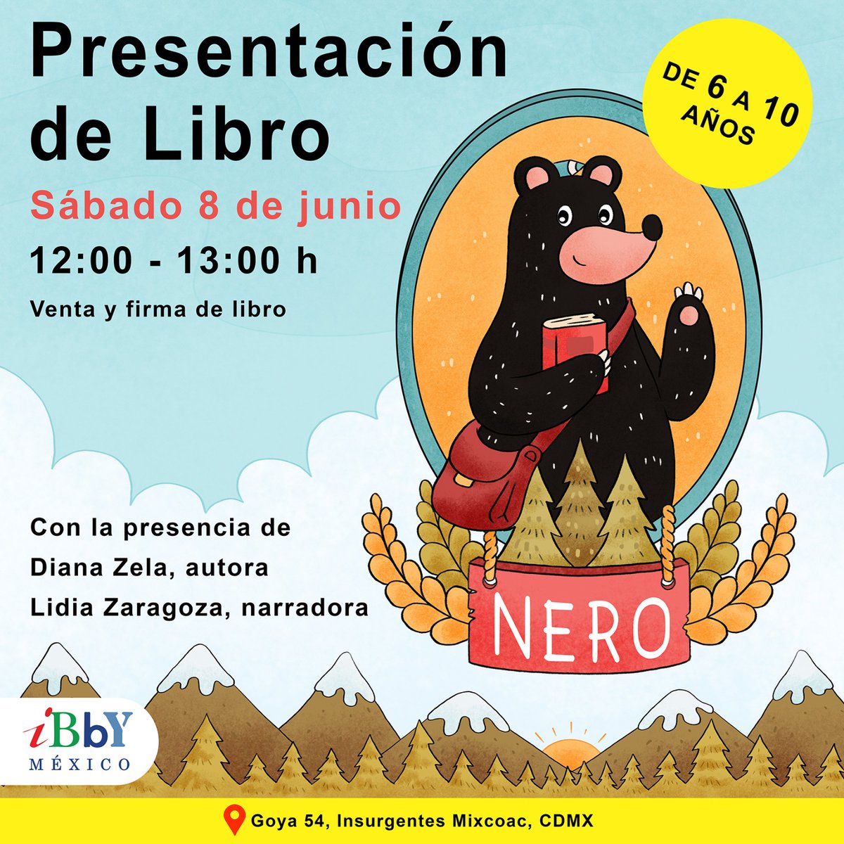 Diana Zela para hacer Nero, consideraba importante hablar de la soledad, de dejar ir y de lo importante que es ayudar a otros porque en el camino no sabes cuándo te ayudas a ti mismo.

Ven y conoce a Nero y a su autora.

🗓 Sábado 8 de junio
⏰️12:00 
📍Goya 54