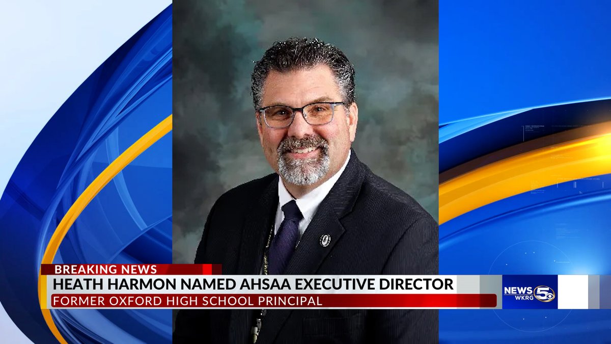 SimoneEli_TV's tweet photo. BREAKING: Oxford principal Heath Harmon named AHSAA Executive Director

FULL @WKRG story here: https://t.co/WO9TSRWPcV https://t.co/Pzs2yKkaz5