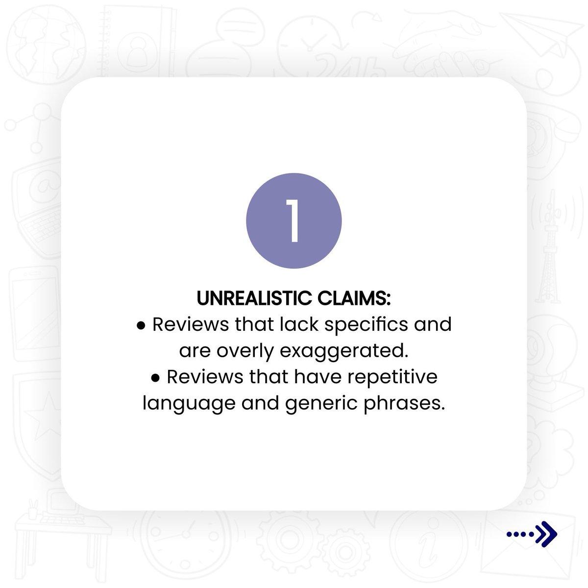 use_parrot's tweet photo. Reviews are powerful tools, but can be misleading when they're fake.
Swipe to learn how to spot reviews that MIGHT be fake and ensure you choose the BEST businesses!
#fakereviews #redflagsinreviews #detailedreviews #readreviews https://t.co/XmWErvmTPU