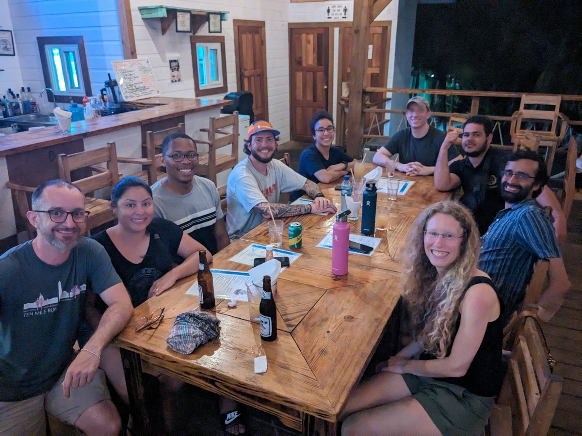 SImarineconservation (@simarineconserv) on Twitter photo Steve Canty, Sara Bonilla, & Justin Nowakowski were recently in Belize collaborating with colleagues from Univ. of Belize Environmental Research Institute, East Carolina Univ., & Boston Univ. to assess that important role of subsistence fisheries in food security.
2/3 Steve Canty, Sara Bonilla, & Justin Nowakowski were recently in Belize collaborating with colleagues from Univ. of Belize Environmental Research Institute, East Carolina Univ., & Boston Univ. to assess that important role of subsistence fisheries in food security.
2/3