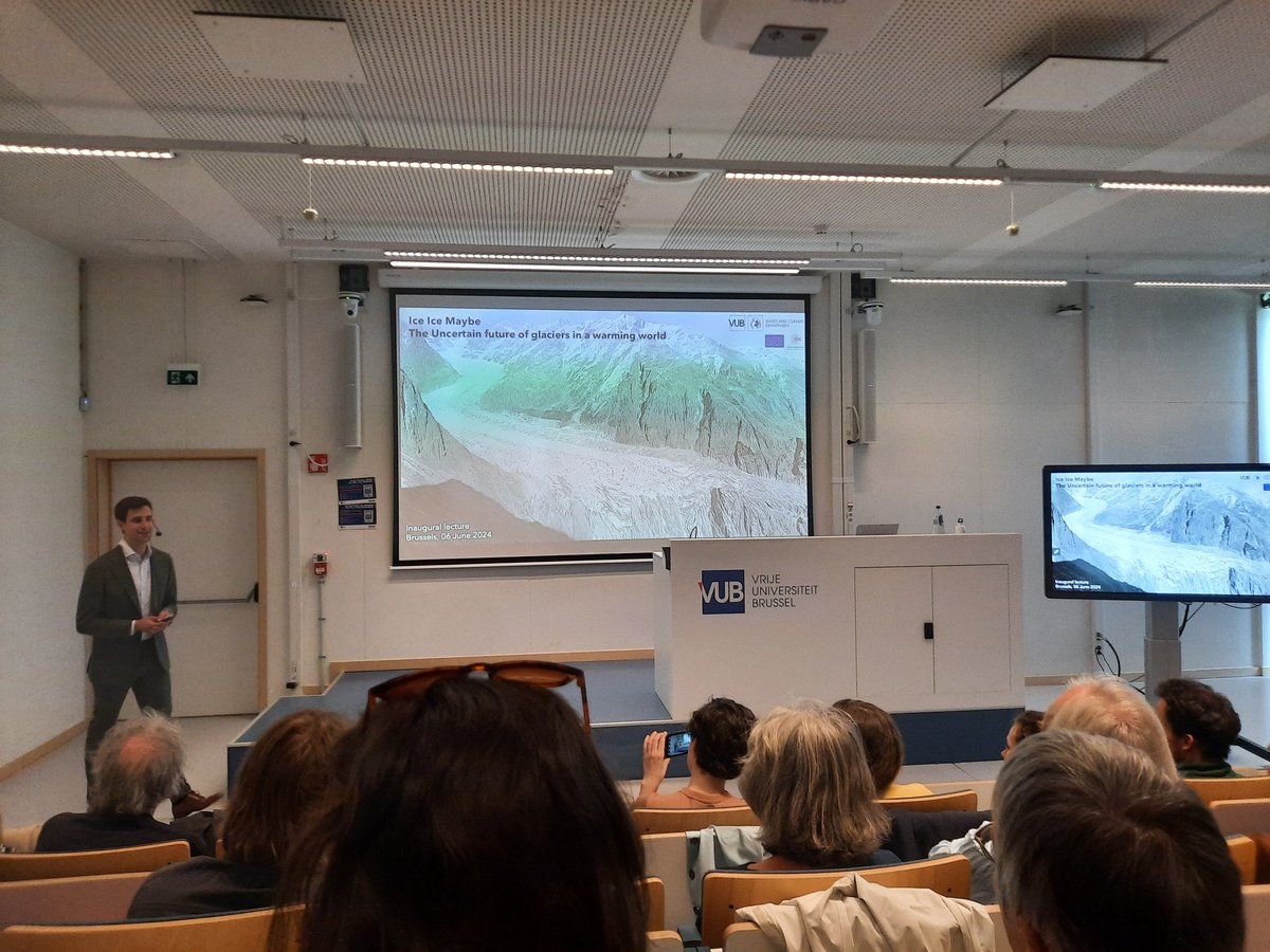 Marijke Huysmans (@marijkehuysmans) on Twitter photo Very proud of my colleague <a href="/HarryZeko/">Harry Zekollari</a> from <a href="/hydr_vub/">Water and Climate - VUB</a> for his amazing inaugural lecture. Looking forward to his exciting research on glaciers in the coming years and happy to have him as a talented and warm colleague in our department. Very proud of my colleague <a href="/HarryZeko/">Harry Zekollari</a> from <a href="/hydr_vub/">Water and Climate - VUB</a> for his amazing inaugural lecture. Looking forward to his exciting research on glaciers in the coming years and happy to have him as a talented and warm colleague in our department.