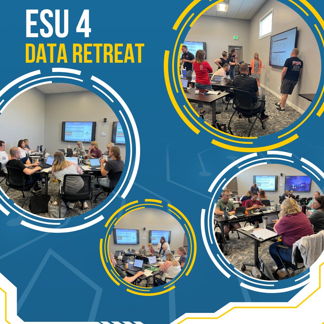 🌟Dedicated professionals from HTRS, Lewiston, Pawnee City, and Sterling dug deep into data and planned for action! 📊✍️

We are also grateful for NDE and NeMTSS partners' support toward coherent continuous improvement!
