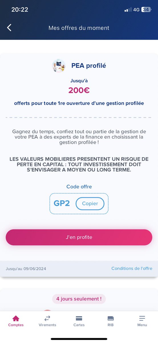kabylgeroise's tweet photo. Profitez de mon code pour profitez de 200e pour une première ouverture 🫶🏼 #poupettekenza #boursobank #viral #nasdas https://t.co/32vn8EIE9O