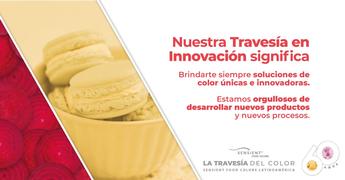 SensientColorLA's tweet photo. Cumplimos 60 años en Latinoamérica!

En nuestra travesía del color, la calidad e innovación han sido nuestros pilares clave en cada producto que fabricamos 🔴🟠🟡🟢🔵🟣 #60años #Latam #sensient https://t.co/RTRTjPdZpm