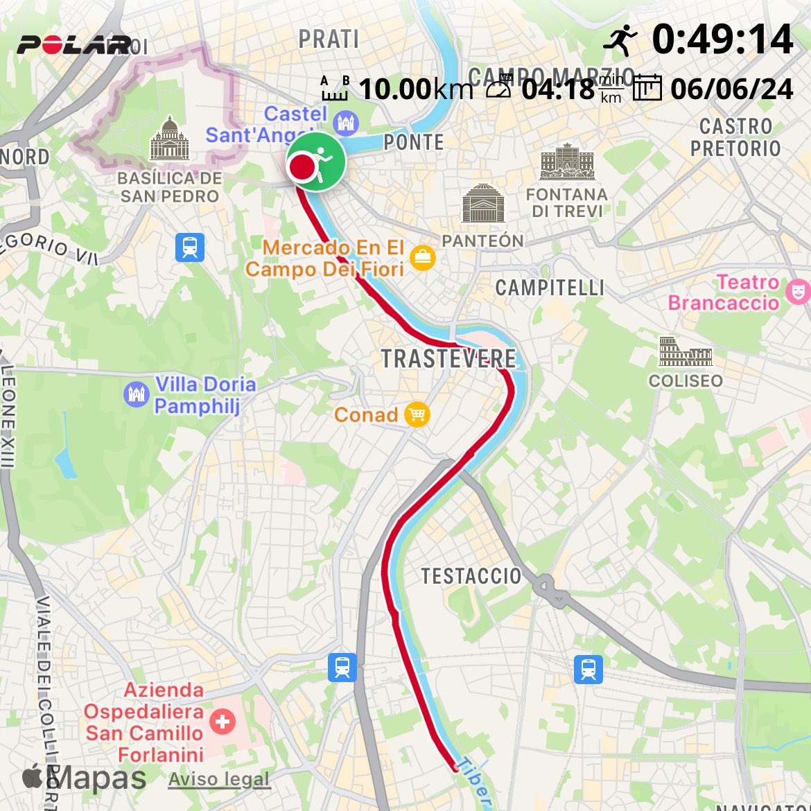 LucioMiguelPbro's tweet photo. #PolarFlowapp 🏃🏼♂️RunRoma🏃🏼➡️ https://t.co/vmBpb6EC6j