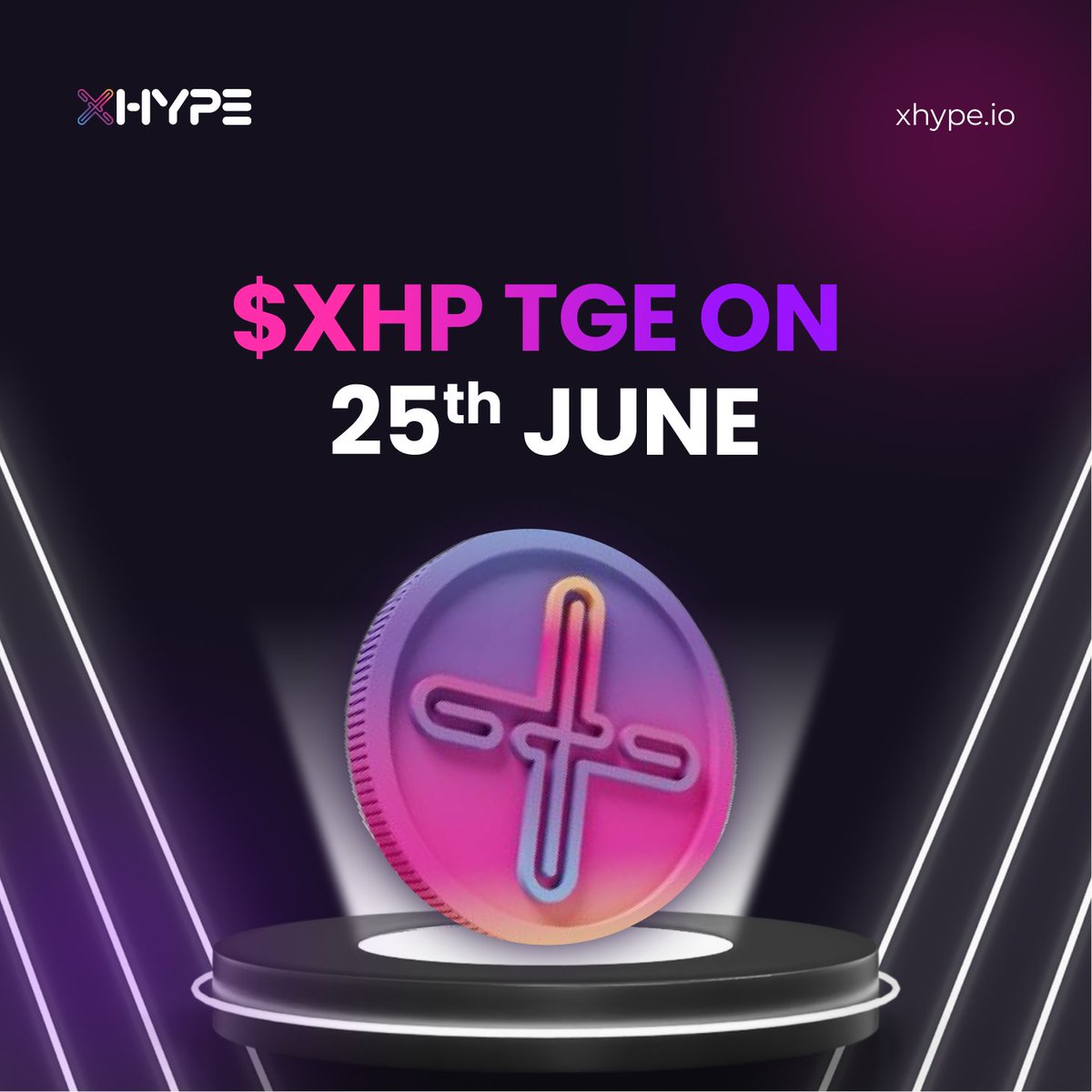 We're thrilled to announce that the moment you have been waiting for is finally here!

Mark the date 🎯

$XHP TGE is all set to debut on 25th June 2024.

It's happening!