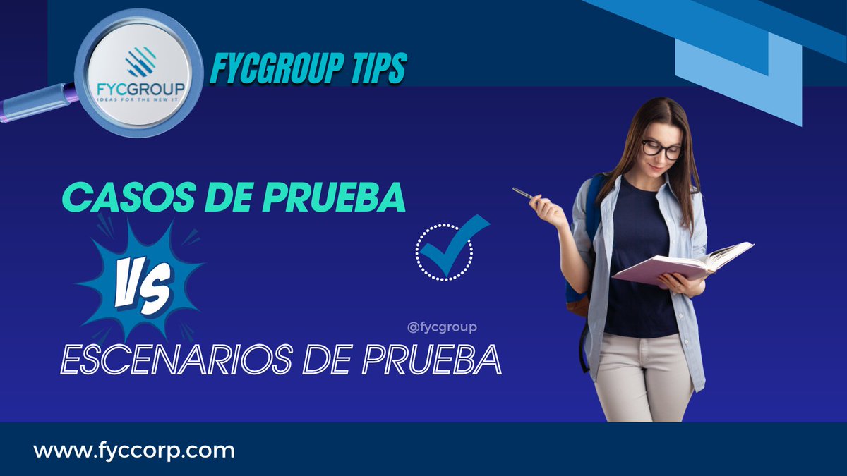 fycgroup's tweet photo. 🐞Hoy en #FYCGroupTips 🐞

🧐Casos de Prueba vs. Escenarios de Prueba... ¿En qué se diferencian?
https://t.co/NW4RjOnEHz

#SoftwareTesters #SoftwareBugs #SoftwareTesterLife #QAServices #TestCase #TestScenario #CasodePruebas #EscenariodePruebas #QualityAnalyst #QATesters #FYCGroup https://t.co/iDFvES97sn