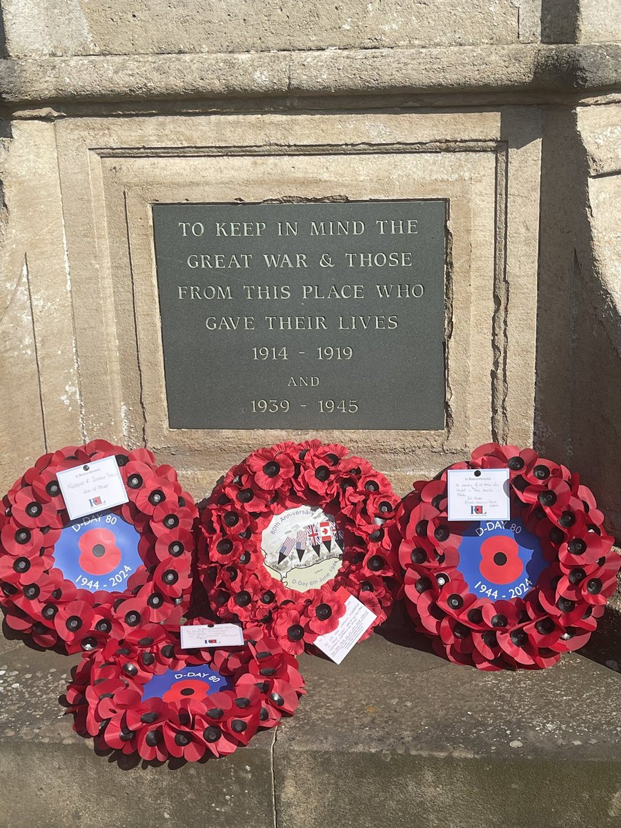 JonathanEkins's tweet photo. After reading the D-Day proclamation this morning in Finedon on behalf of Finedon Town Council, I am privileged to attend tonights D-Day 80th anniversary commemoration at St Mary’s in Finedon, in the presence of the Northamptonshire deputy lord lieutenant https://t.co/nma4S1DnEX