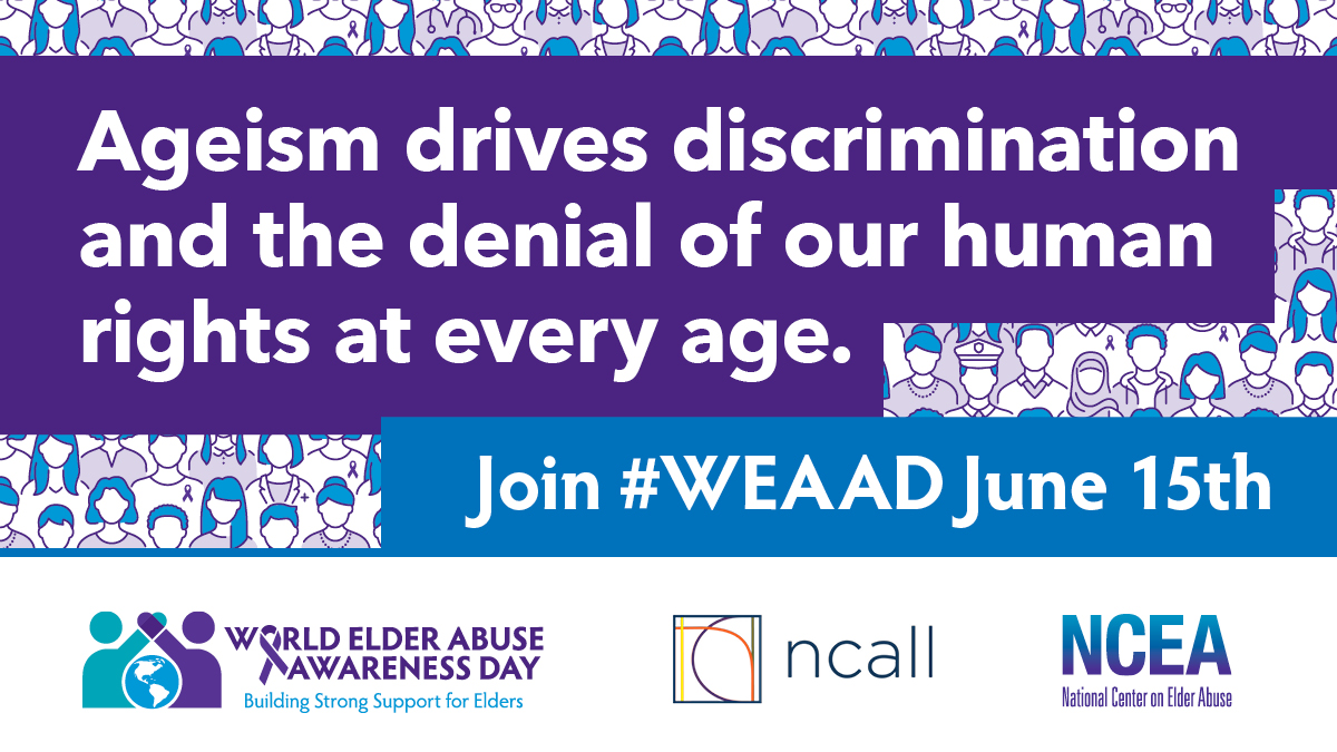 Educating our communities on how to prevent abuse means we are all doing our part to support everyone as we age. #WEAAD