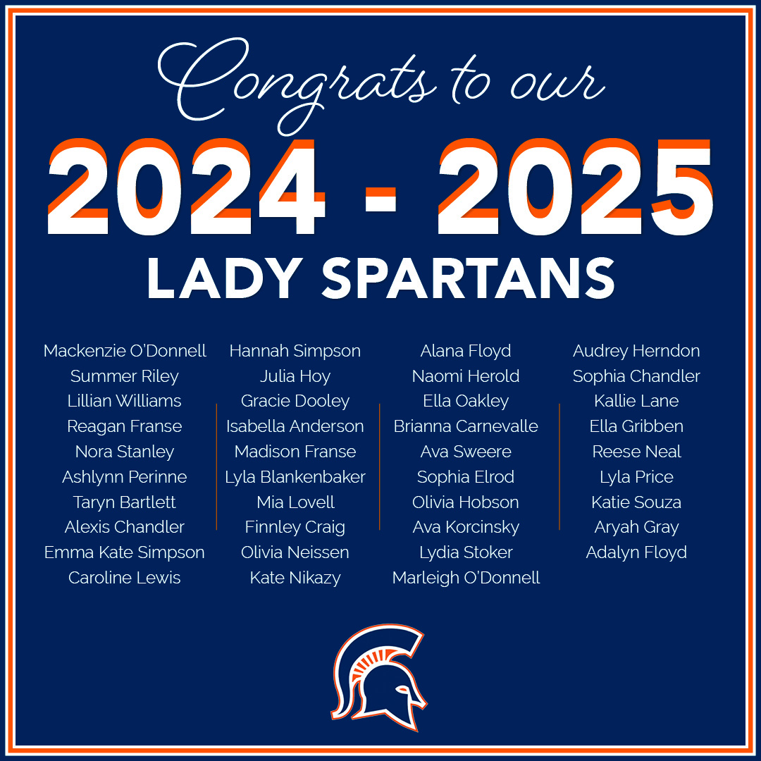 SHSladyspartans's tweet photo. We're excited to announce our roster for the 2024-2025 school year! Congrats, girls! We are looking forward to a good year of soccer ⚽️ https://t.co/G9qNtCxjB4